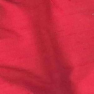  54 Wide Dupioni Silk Firecracker Red Fabric By The Yard 