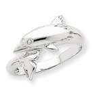 goldia 14k White Gold Dolphin Ring