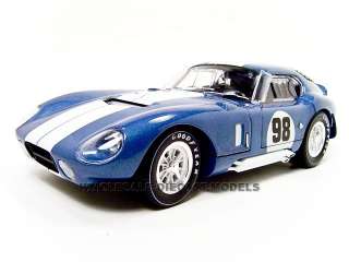   COBRA DAYTONA COUPE BLUE #98 118 BY SHELBY COLLECTIBLES 130  