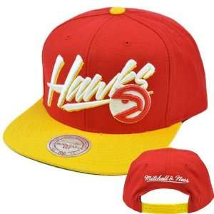   Vice Script Snapback Hat Cap NE40 Wool Atlanta Hawks Sports
