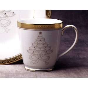 Crestwood Gold Set/4 Holiday Accent Mug 