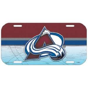 NHL Colorado Avalanche High Definition License Plate *  