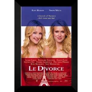  Le Divorce 27x40 FRAMED Movie Poster   Style A   2003 