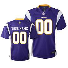 Boys Nike Minnesota Vikings Customized Game Team Color Jersey (4 7 