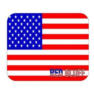  US Flag   Red Bluff, California (CA) Mouse Pad 
