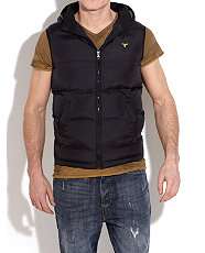 Black (Black) Le Breve Black Padded Gilet  246541001  New Look