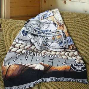   NFL Oakland Raiders Acrylic Tapestry Throw Blanket
