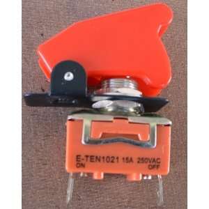   Red Toggle Switch  Safety Aircraft Style Flip Cover Automotive