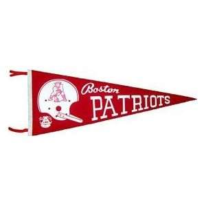  Boston Patriots 1961 1964 Pennant   NFL Banners and 