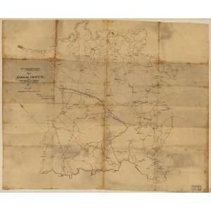  Civil War Map of Caroline County, Va.