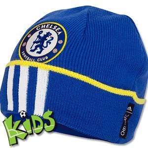    11 12 Chelsea 3 Stripe Woolie Hat   Royal   Boys