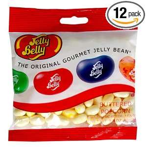 Jelly Belly Beananza with Caddies, Buttered Popcorn, 3.5 Ounce Bags 
