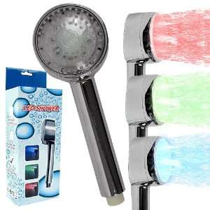 Temperature Controlled LED Shower Head Light