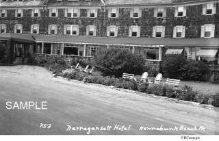 1930s Narragansett Grand Hotel Kennebunk Beach Maine  