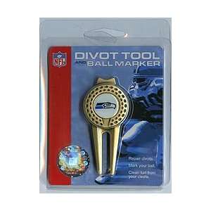  The Seattle Seahawks NFL Golf Divot Repair Tool and Ball 