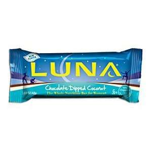 Clif Bar LUNA Nutrition Bar for Women, Chocolate Dipped Coconut, 1.69 