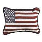   Home Set of 2 U.S. American Flag Decorative Throw Pillows 9 x 12