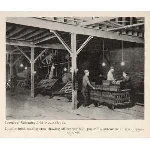  1928 Print Brick Making Crew Kittanning Brick Fire Clay 