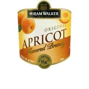 Hiram Walker Apricot Brandy 750ml Grocery & Gourmet Food