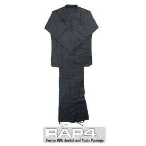  BDU Jacket and Pants Package (Black)   paintball apparel 