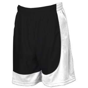  Dazzle Cloth 7 Inseam Swoosh Basketball Shorts 4 BLACK 