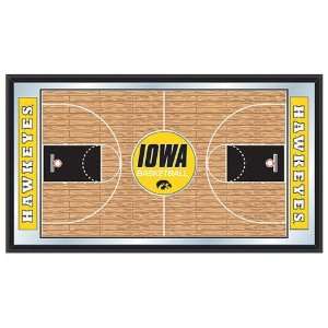 University of Iowa Hawkeyes Basketball Mirrored Sign  