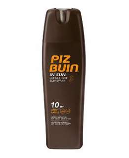 Piz Buin In Sun Moisturising Ultra Light Sun Spray SPF10 200ml   Boots