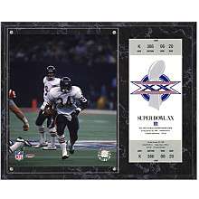 Mounted Memories Chicago Bears Super Bowl XX Walter Payton Plaque with 