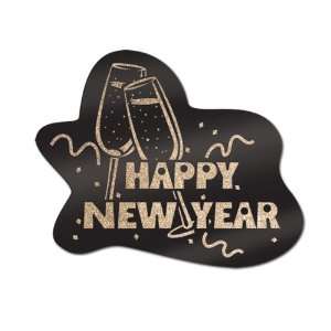 Glittered Happy New Year Sign Case Pack 120 