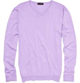   Knitwear  V necks  Marshall Fine Gauge V Neck Cotton Sweater