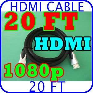  HDMI Cable 1.3 Gold Platted 1080p 20 ft 20ft 0220 
