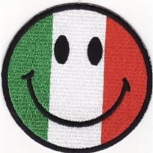   Face Italy Flag Embroidered Iron on Patch S39 Arts, Crafts & Sewing