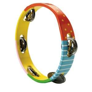 House Of Marbles Wooden Tambourine  Toys & Games  