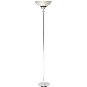  Metropolis Floor Lamp, 71.5Hx10D, CHROME