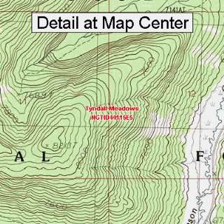  USGS Topographic Quadrangle Map   Tyndall Meadows, Idaho 