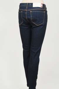 New J Brand Denim Zipper Skinny Leg Womens Jeans INK Dark Wash Size 29 