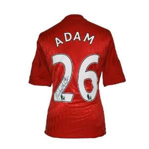  Charlie Adam Signed Liverpool Shirt   Mens Soccer Other 
