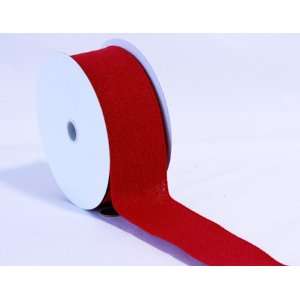  Burlap Ribbon 1 1/2 inch 10 Yards, Red Health & Personal 