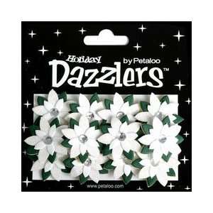  Petaloo Sticker Dazzlers Holiday Winter Poinsettias Arts 