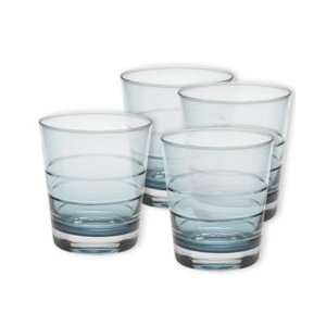  Nautica West End Double Old Fashioned Glasses, Set of 4 