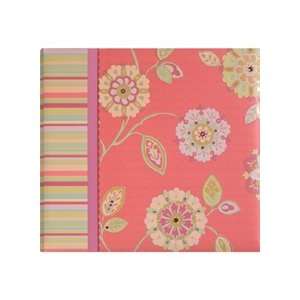  Simply K 12x12 Peach Jeweled Floral Scrapbook Office 
