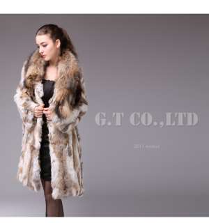 RECOMMEND G.T New style fur coat jacket vest shawl cape scarf wrap hat 