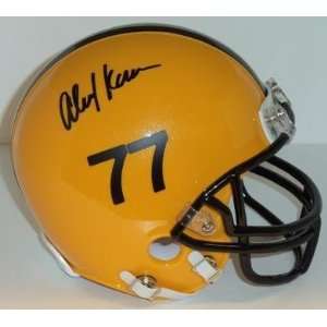 Signed Alex Karras Mini Helmet   Iowa Hawkeyes 