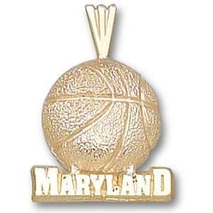  University of MarylaND Basketball Pendant (14kt) Sports 