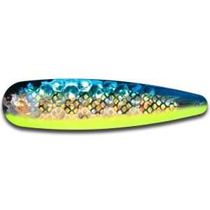   Lures Gold Holo Blue Dolphin standard or magnum fishing trolling spoon