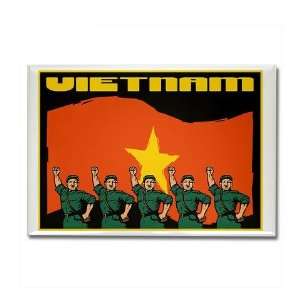 Vietnam Vietnam Rectangle Magnet by   Kitchen 