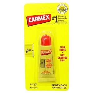  Carmex Tube .35oz Medicated Lip Balm (Pack of 12) Health 