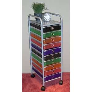  Tall Colorful Rolling Storage