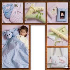 Butterick 4475 Sewing Pattern Makes Baby Gifts Buny Blanket Buddy Bibs 