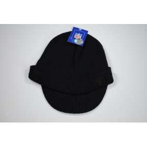   Reebok Black Tonal w/ Bill Beanie Winter Hat Cap 